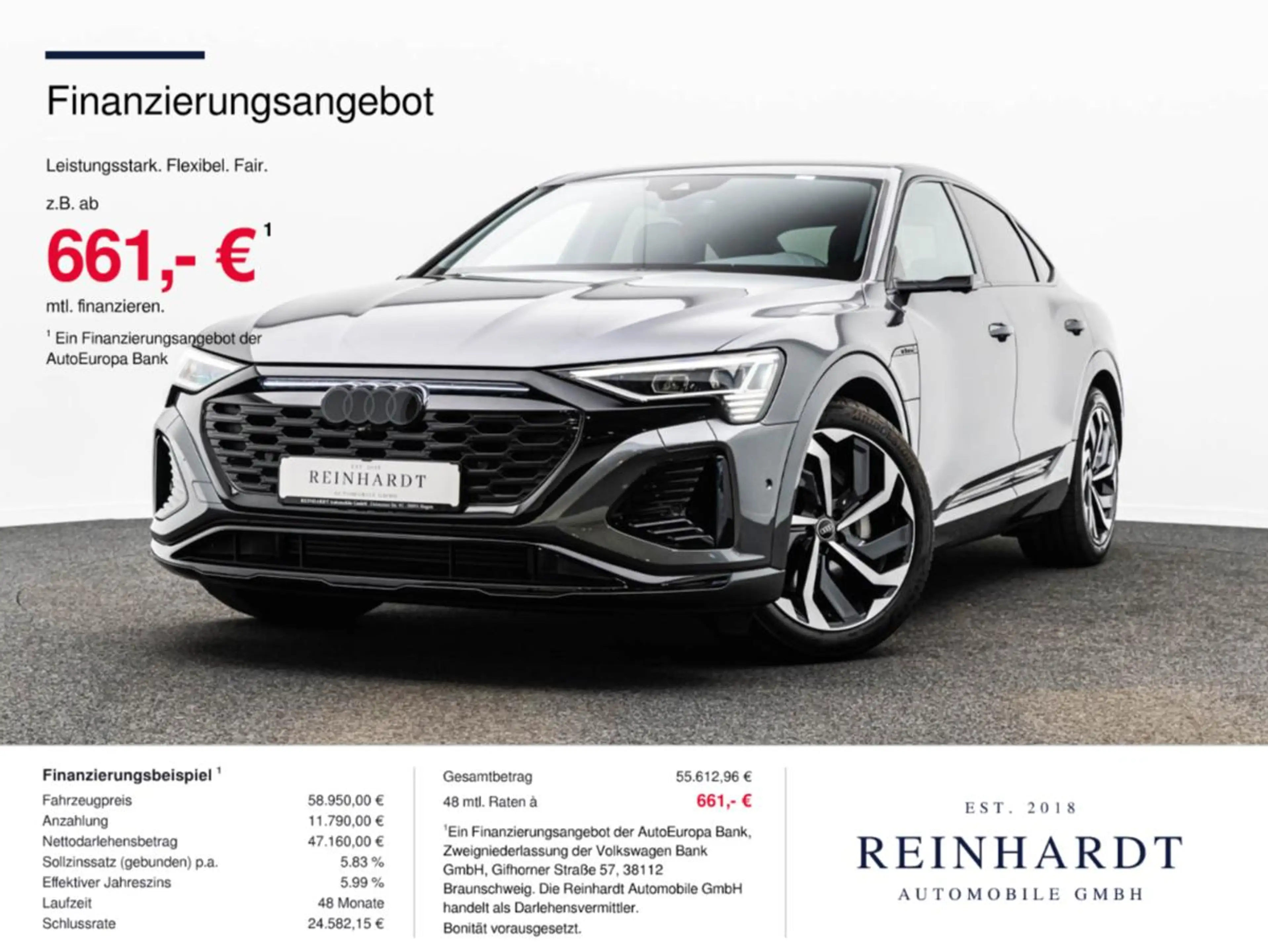 Audi Q8 e-tron SPORTBACK 55 2x S LINE BLACK MTRX/ACC