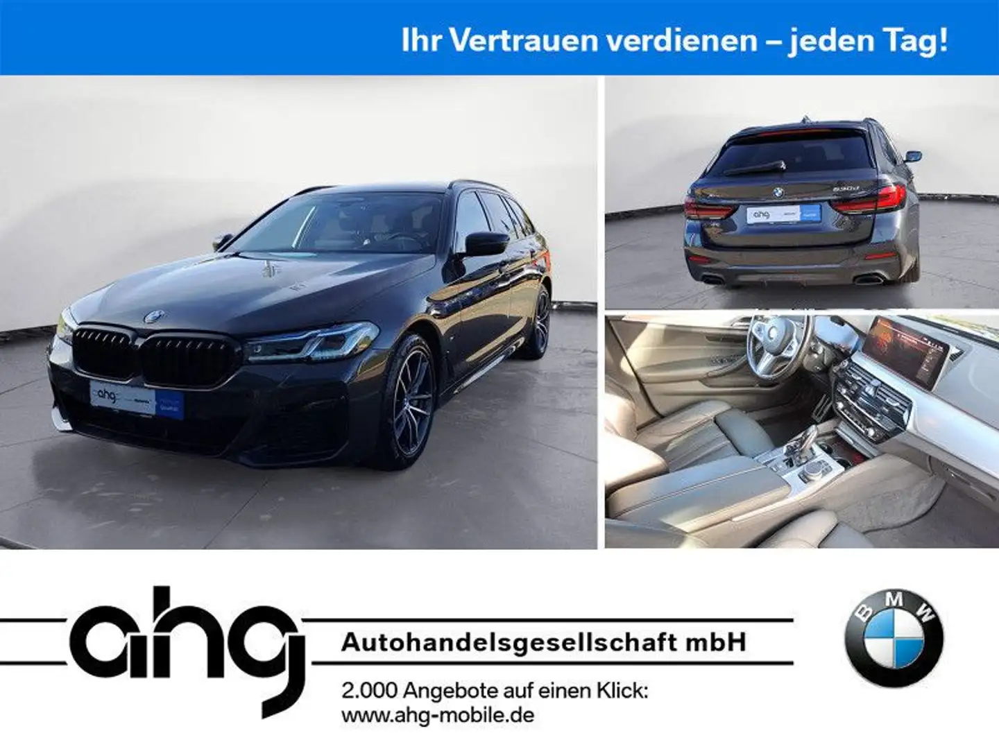 BMW 530 d xDrive Touring M Sportpaket Innovationsp. Grau - 1