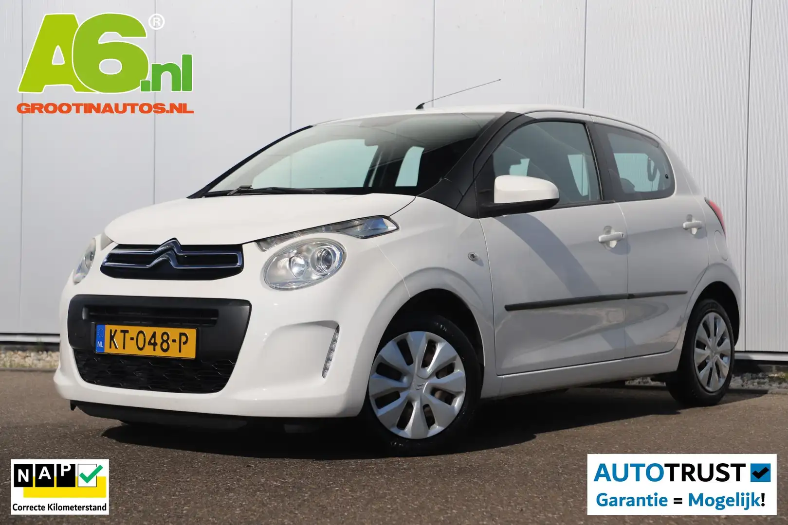 Citroen C1 1.0 e-VTi Selection Airco Radio Bluetooth Wit - 1