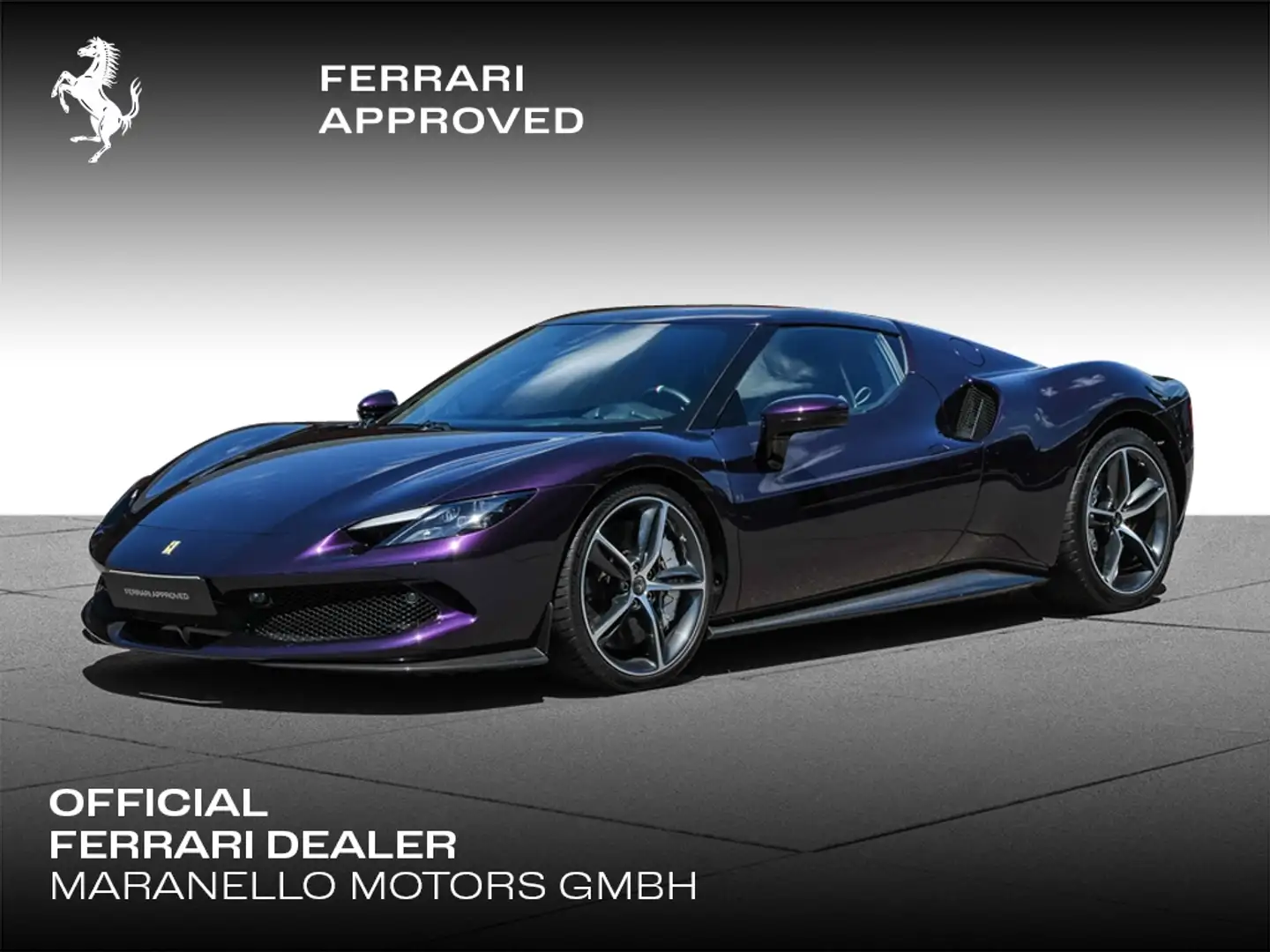 Ferrari 296 GTB *Viola Hong Kong*Full Alcantara*Tricolore* Violett - 1