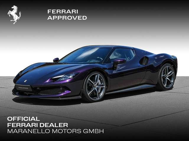 Imagine Ferrari 296 GTB *Viola Hong Kong*Full Alcantara*Tricolore*