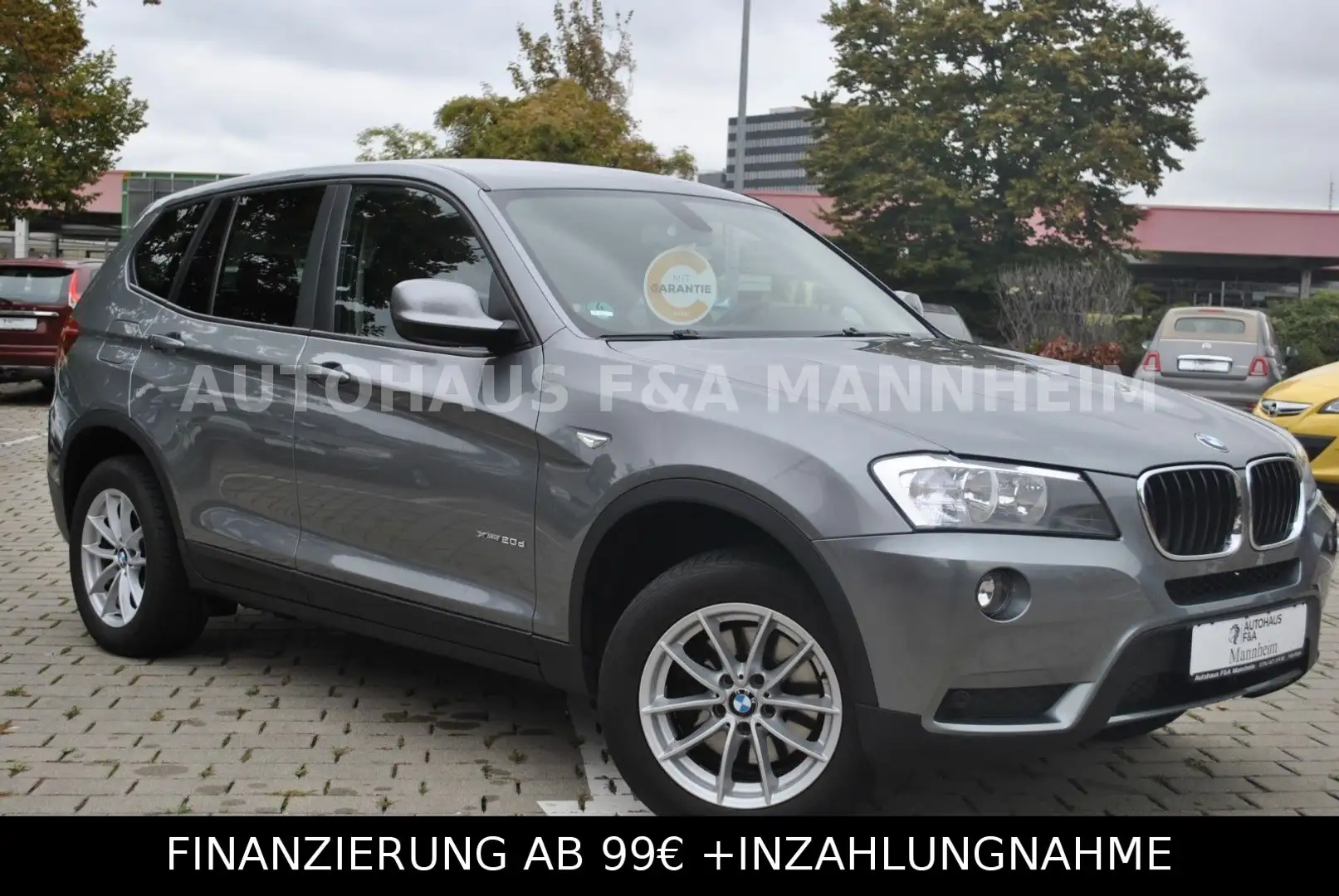 BMW X3 xDrive20 d 1.Hand Automatik Tempomat Garantie Gris - 2