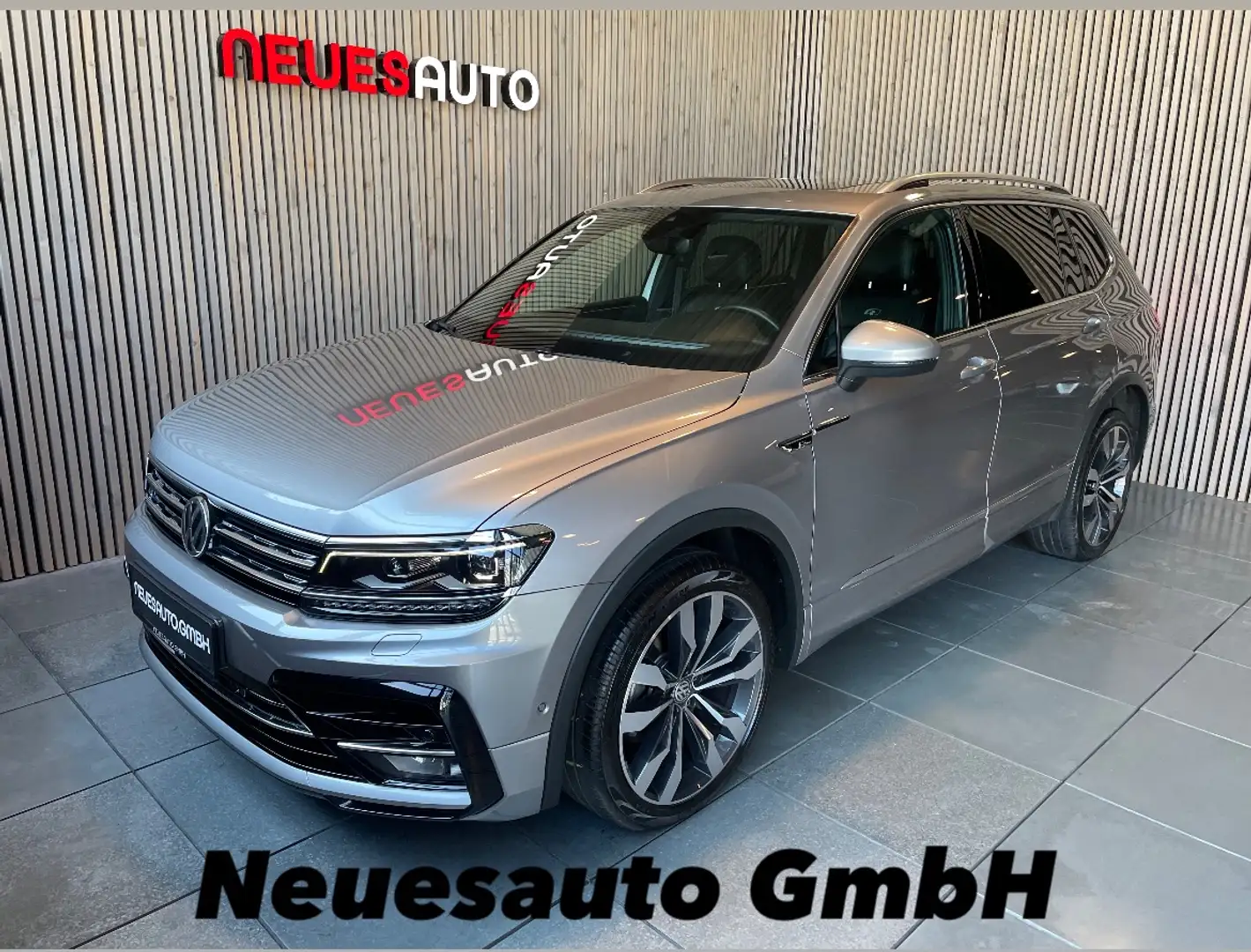 Volkswagen Tiguan Allspace Highline 4Motion*R-line 2x*Leder*Pano*1.Besitz Grau - 1