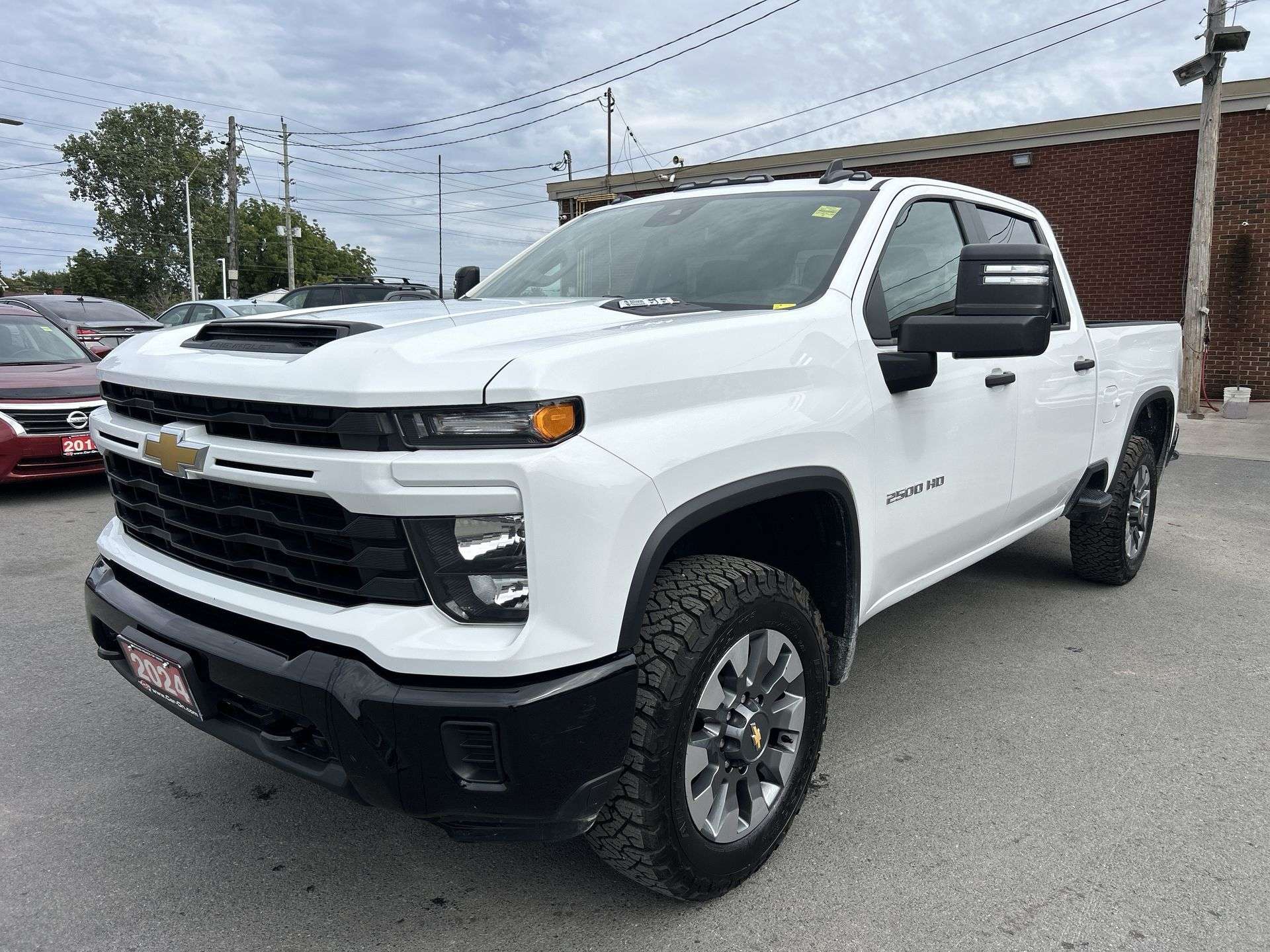 White 2024 Chevrolet Silverado 2500HD Pickup Truck Four-Wheel Drive Automatic