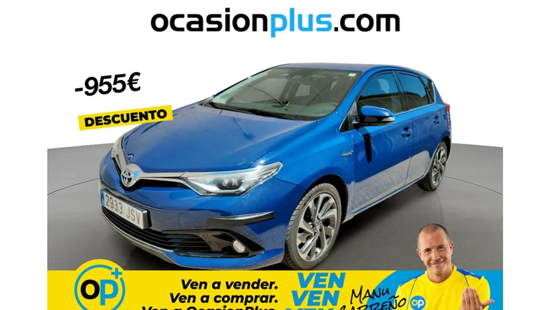 Toyota Auris hybrid 140H Feel! Azul - 1