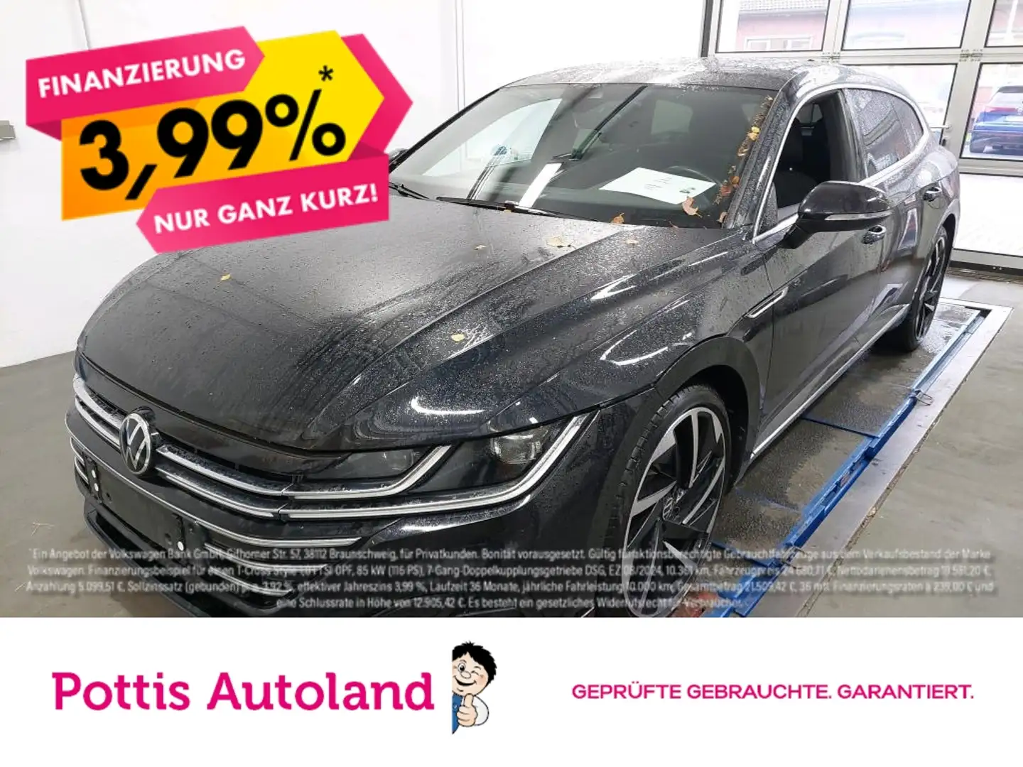 Volkswagen Arteon Shooting Brake 2.0 TDI DSG R-LINE NAVI IQ.LIGHT KA Schwarz - 1