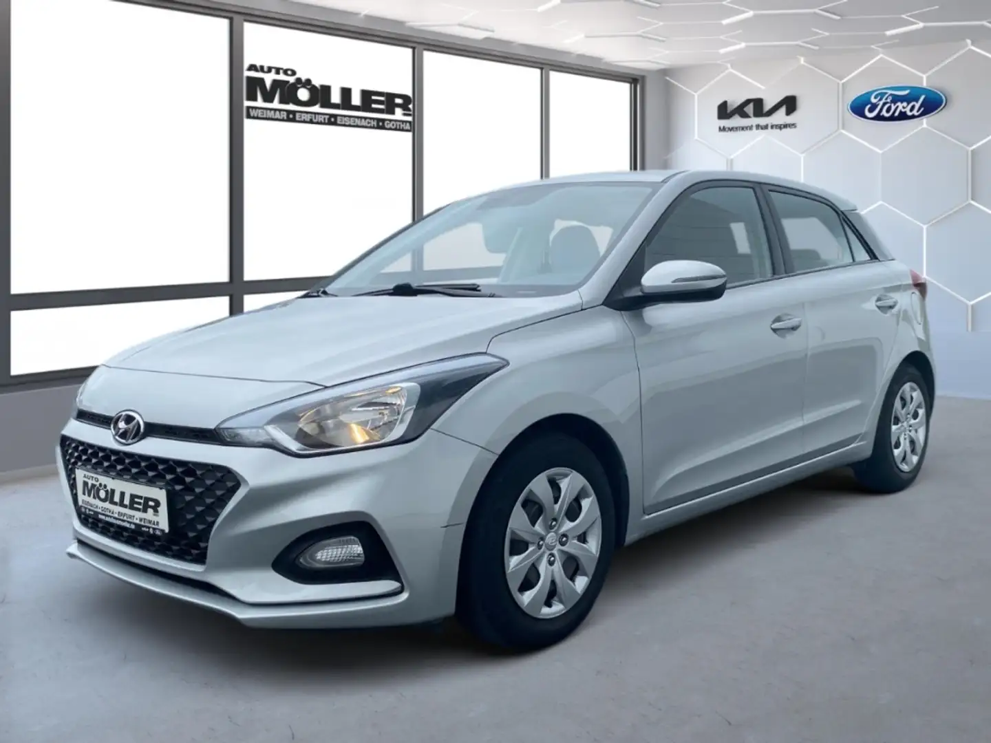 Hyundai i20 Select 1.0 T-GDI Klima ISOFIX elektr Spiegel Argent - 2