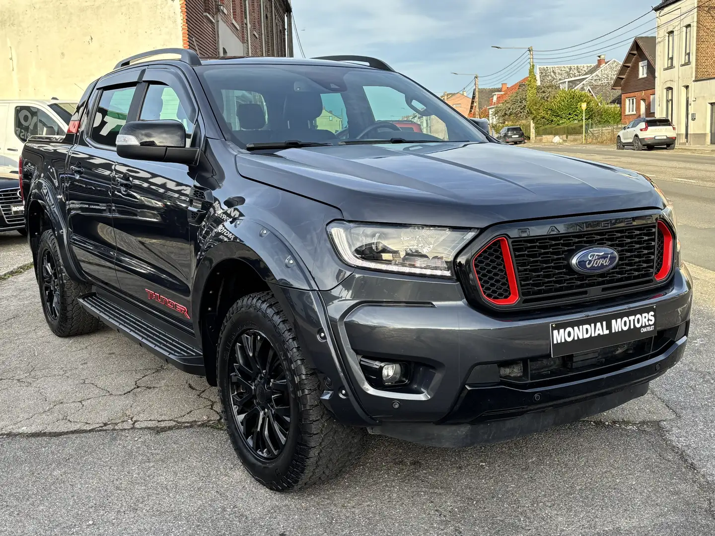 Ford Ranger 2.0 TDCI 212 CV THUNDER WILDTRAK TVAC CUIR CAMERA Gris - 2