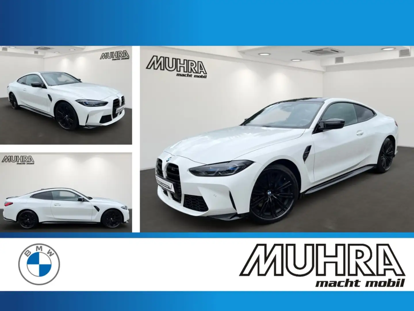 BMW M4 Competition DA/LC Prof H/K PA+ Laserlicht DAB Blanc - 1