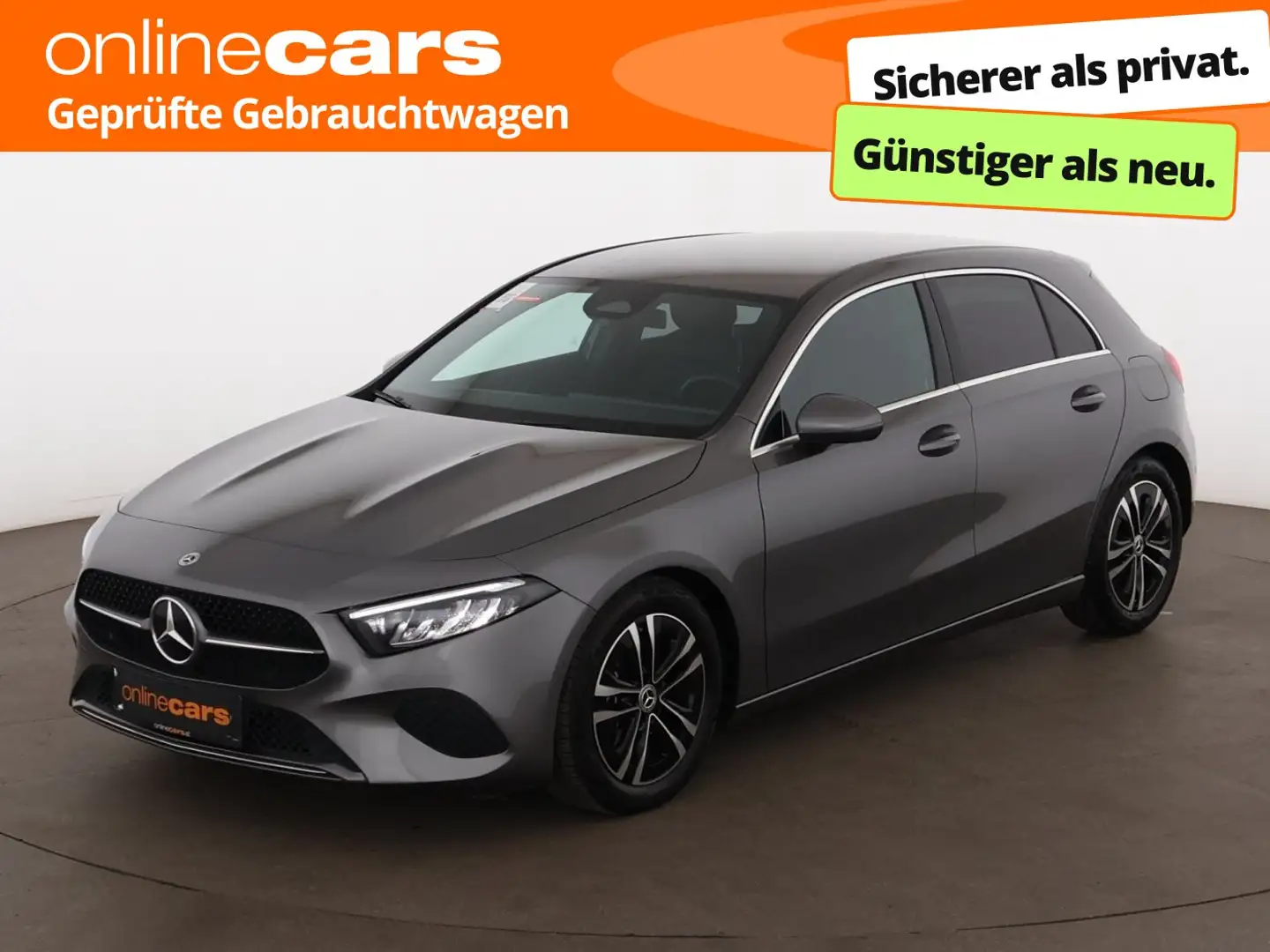 Mercedes-Benz A 180 d  Progressive Aut LED LEDER NAVI SITZHZG Grau - 1
