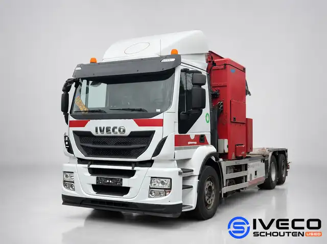 Iveco Stralis AD260S 6x2 CNG Hooklift • Haakarmsysteem •