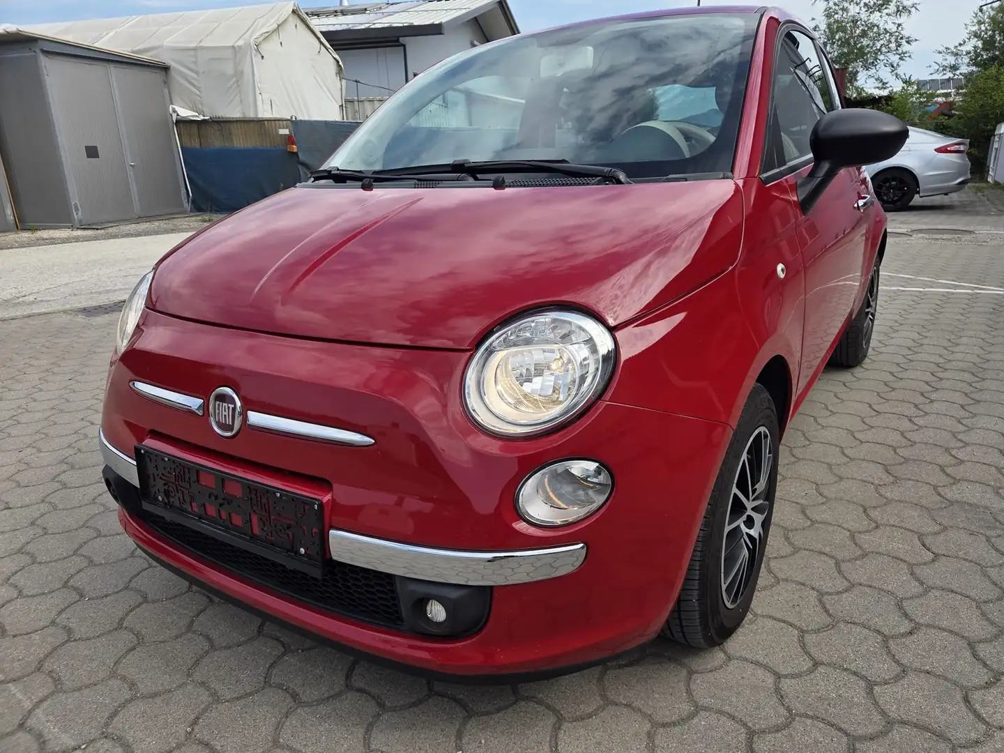 Fiat 500 Happy Birthday Rot - 1