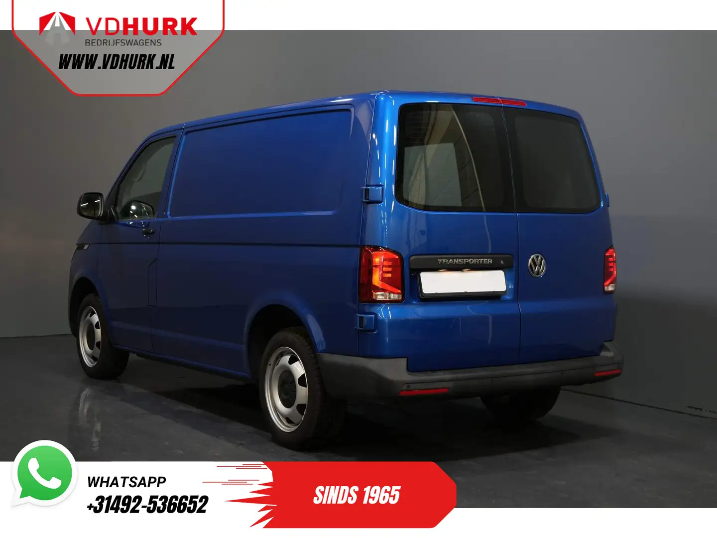 Volkswagen T6.1 Transporter 2.0 TDI 150 pk DSG Aut. DEMO BPM VRIJ! Adapt. Crui Blauw - 2