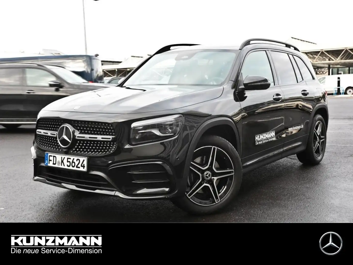Mercedes-Benz GLB 200 d AMG Night MBUX Navi 360° AHK EasyPack Schwarz - 1