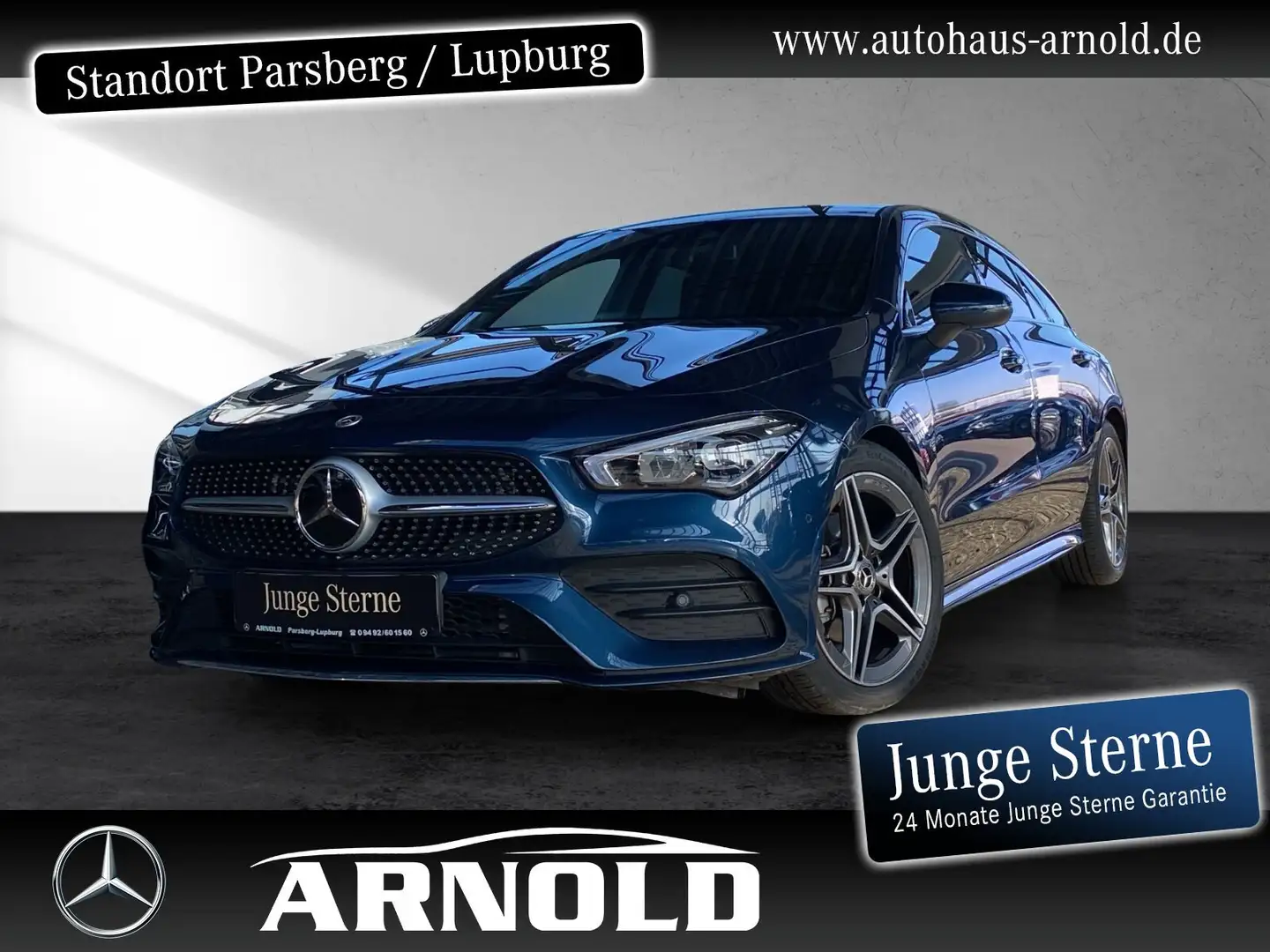 Mercedes-Benz CLA 200 CLA 200 d SB AMG Line AHK Fahrass-P Kamera LED  BC Blau - 1