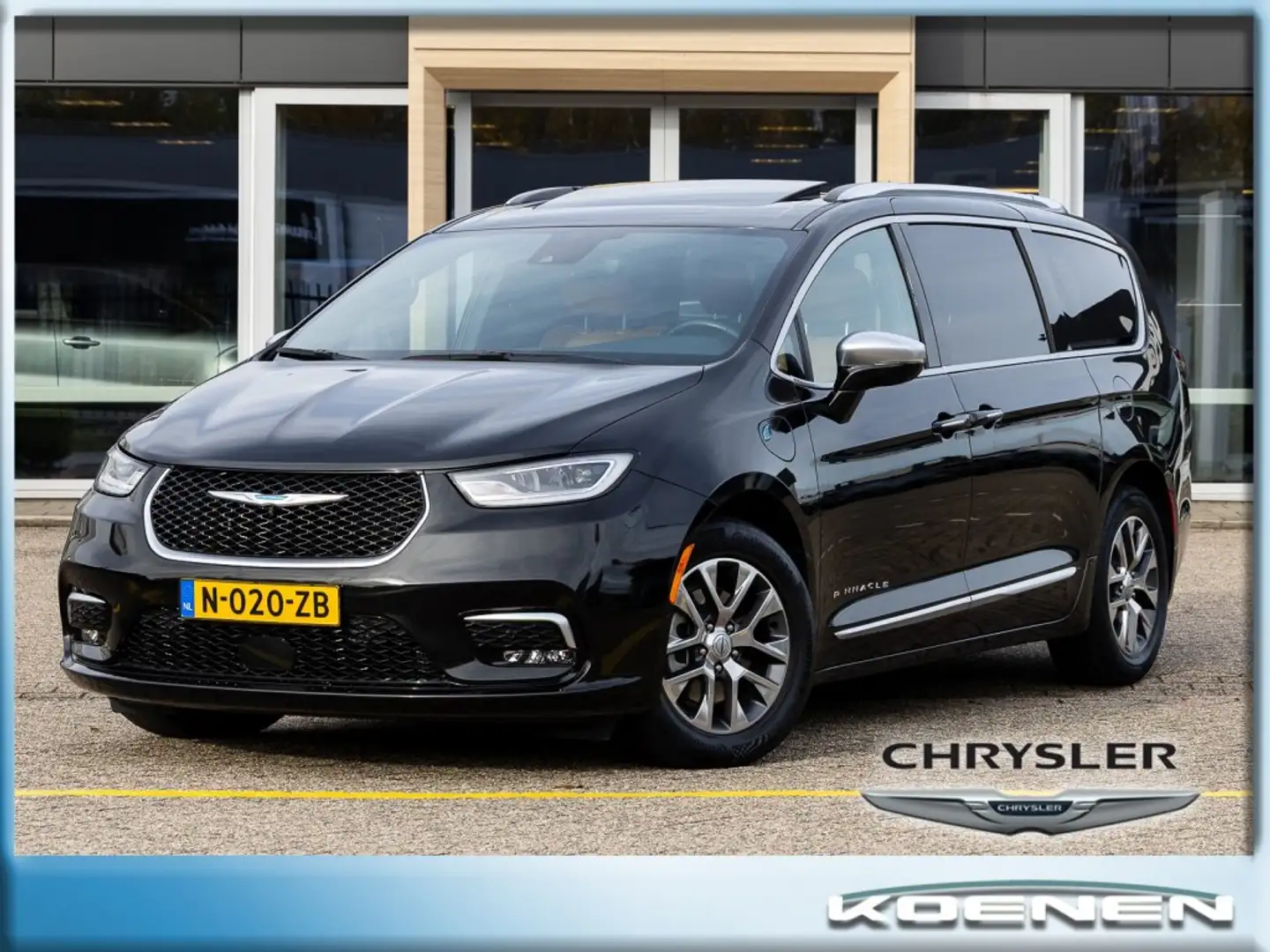 Chrysler Pacifica 3.6 V6 Plug-In Hybrid Pinnacle PANO / LEER / ADAPT Zwart - 1