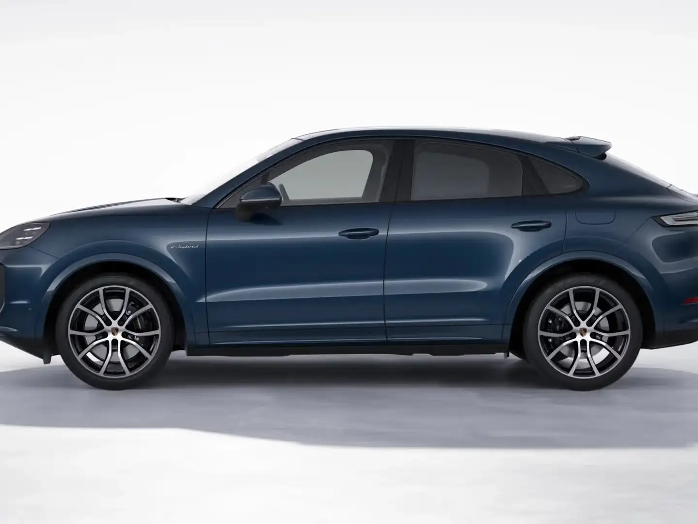 Porsche Cayenne coupe 3.0 e-hybrid 5p.ti tiptronic Blauw - 2