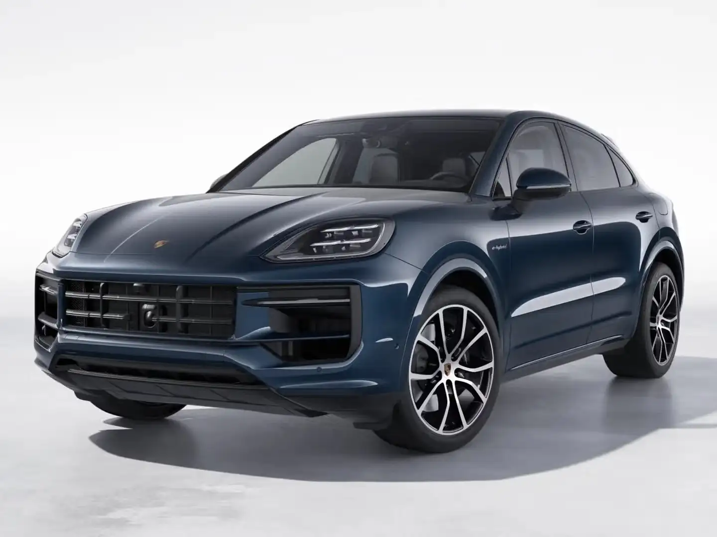 Porsche Cayenne coupe 3.0 e-hybrid 5p.ti tiptronic Blauw - 1