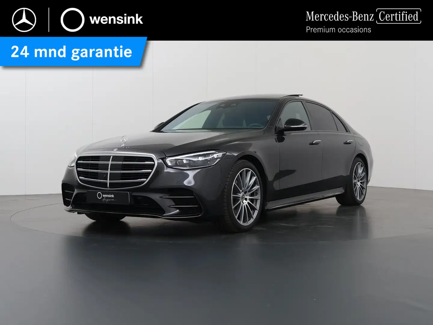 Mercedes-Benz S 580 e 4MATIC Lang AMG Line | Chauffeurspakket | Stoelk Grijs - 1