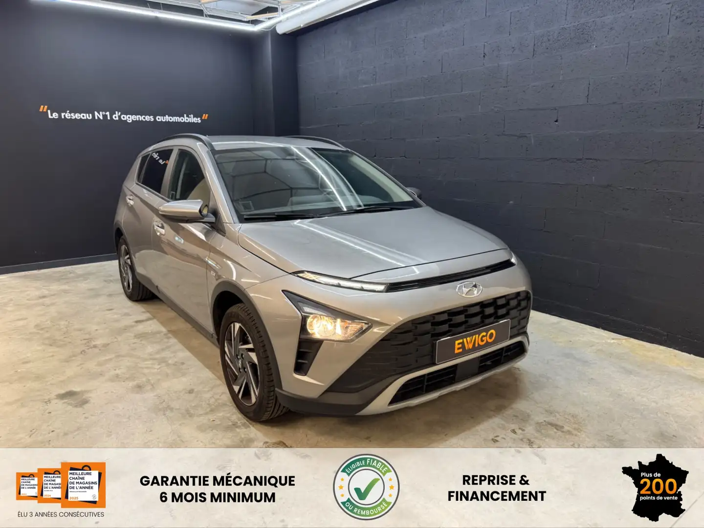 Hyundai BAYON 1.0 T-GDI 100 HYBRID MHEV 48V INTUITIVE BVA CARPLAY SANS FIL / CAMERA DE RECUL - 1