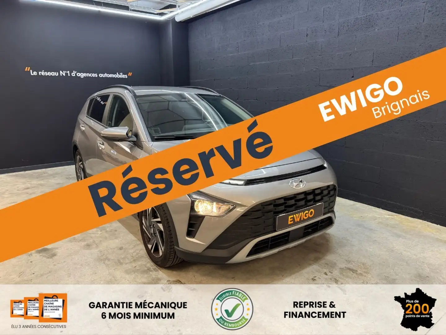 Hyundai BAYON 1.0 T-GDI 100 HYBRID MHEV 48V INTUITIVE  BVA CARPLAY SANS FIL / CAMERA DE RECUL - 1