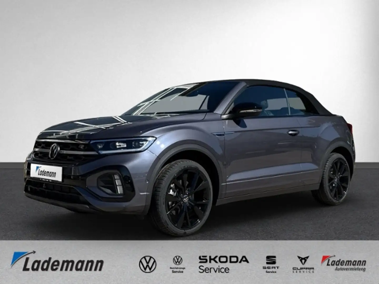 Volkswagen T-Roc Cabriolet 1.5 TSI DSG R-LINE AHK+RFK+M-LED Grau - 1