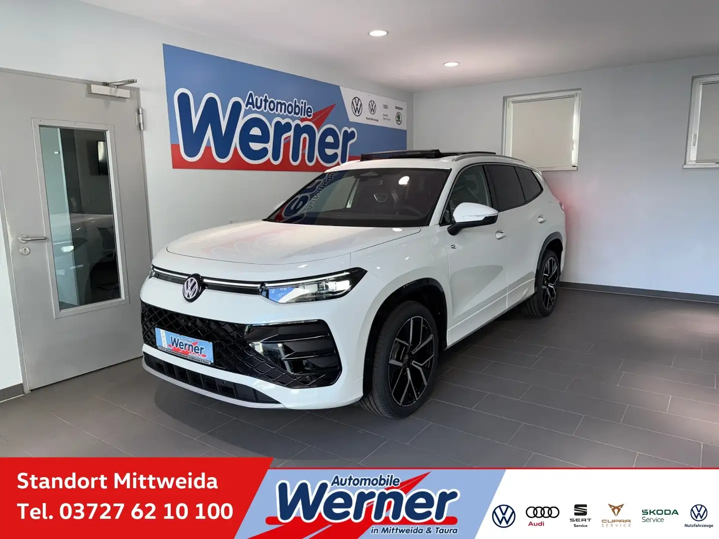 Volkswagen Tayron R-Line 2.0TDI 4MOTION PanoDach AHK Wit - 1
