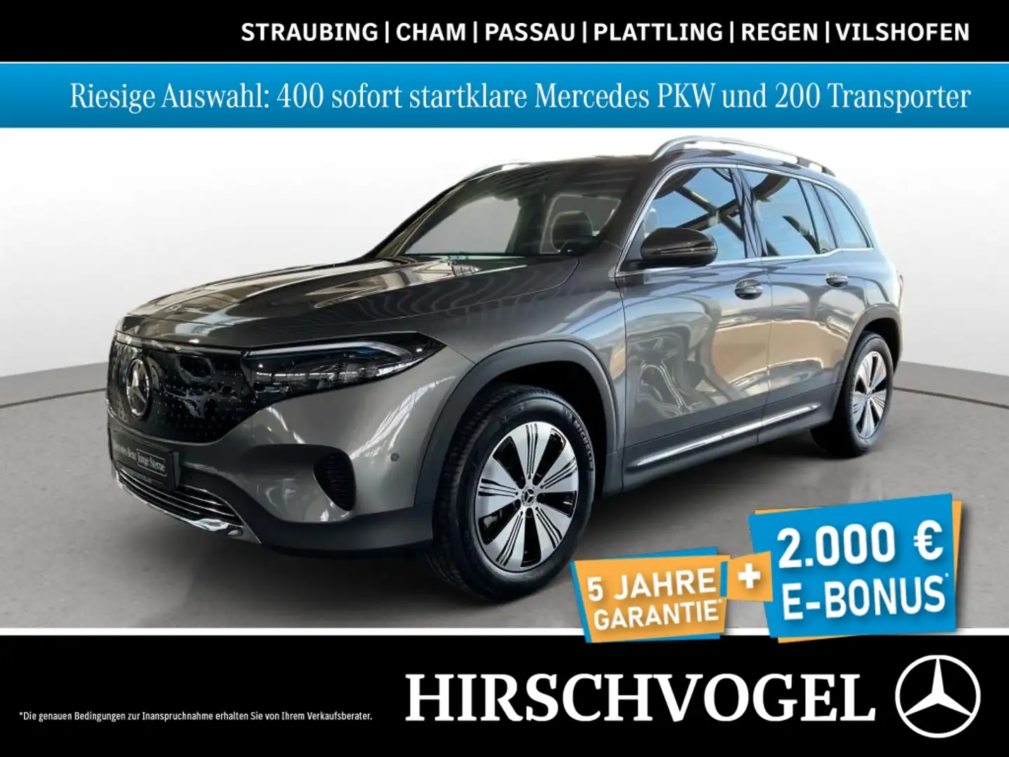 Mercedes-Benz EQB 350 4M Progressive+MBUX+Navi-Pr.+LED+Kam+PDC Gris - 1