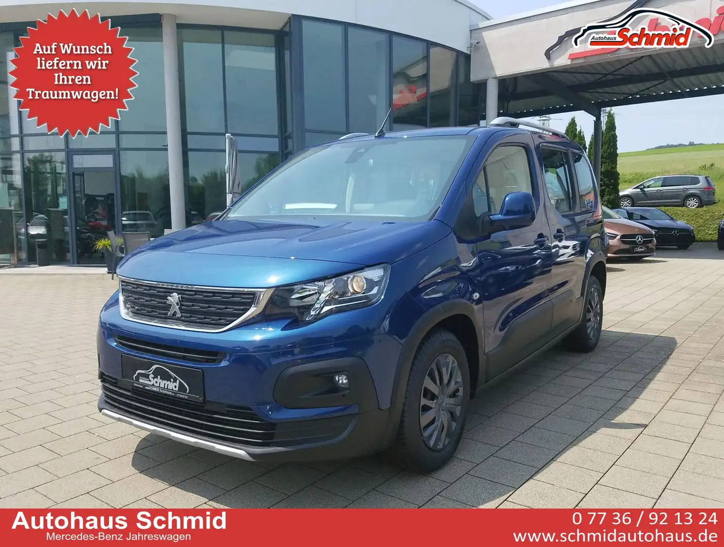 Peugeot Rifter 1.5 Allure L1, BlueHDi 130, Klima, SHZ, 96 kW (... Blau - 1