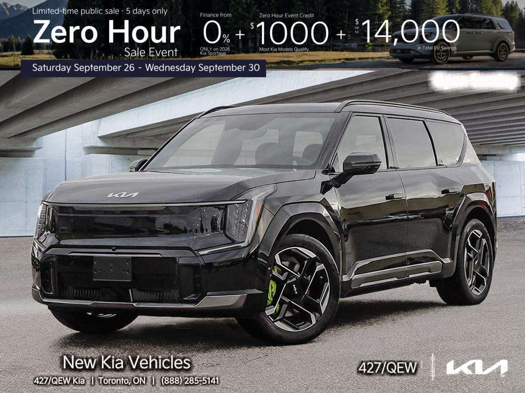 Black 2026 Kia EV9 SUV / Crossover  1-Speed Automatic