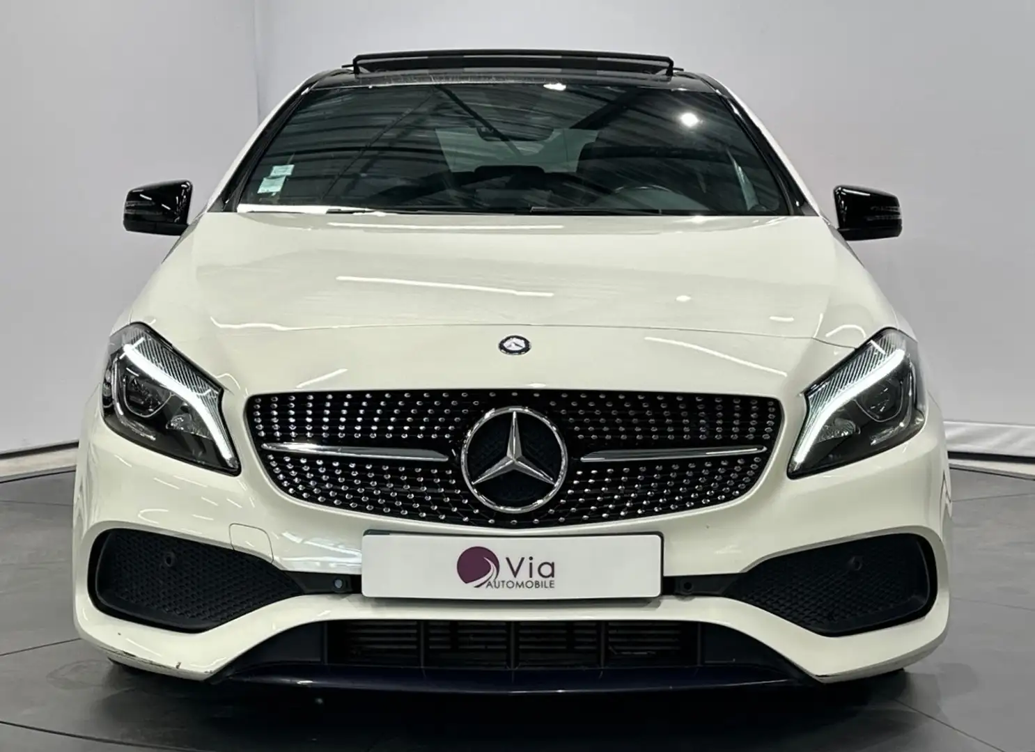 Mercedes-Benz A 180 180 d 7G-DCT Fascination PACK AMG LINE TOIT OUVRAN Blanc - 2