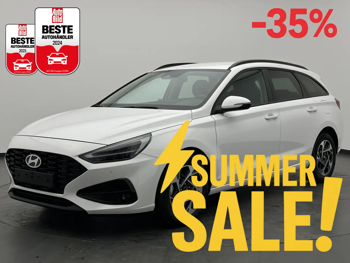 Hyundai i30 i30 Kombi 1.0 T-GDI DCT Family +LED-SW+NAVI+CAM+ Wit - 1