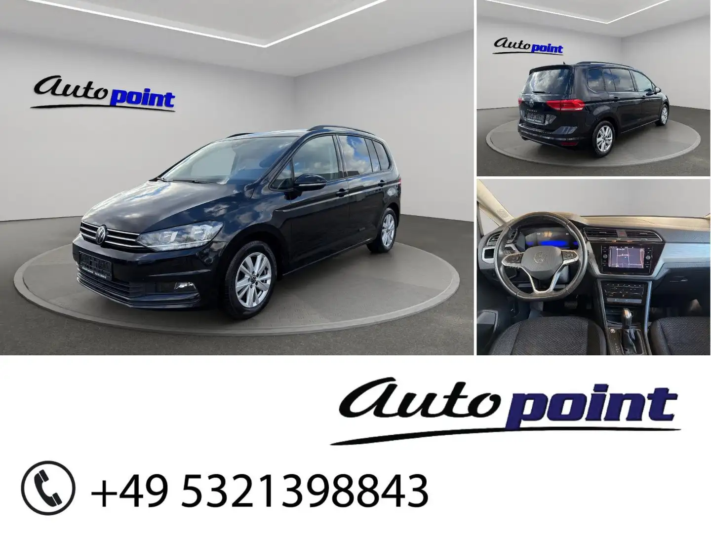 Volkswagen Touran 2.0 TDI Comfortline DIGITAL KEYLESS Schwarz - 1