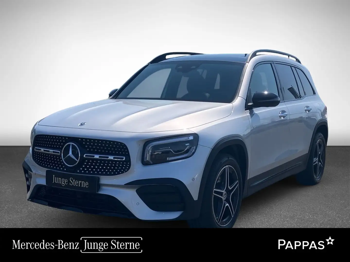Mercedes-Benz GLB 250 4MATIC Distr Navi Pano AUT Wide Cam AHK Silber - 1