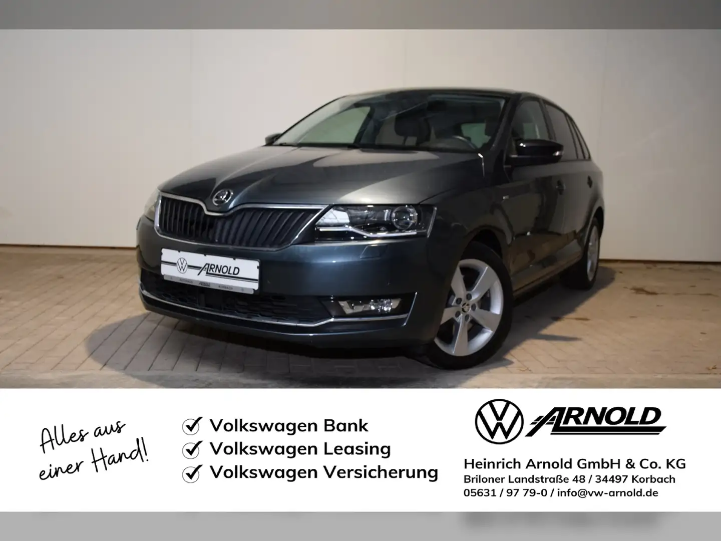 Skoda Rapid/Spaceback TSI Spaceback Clever Gris - 1