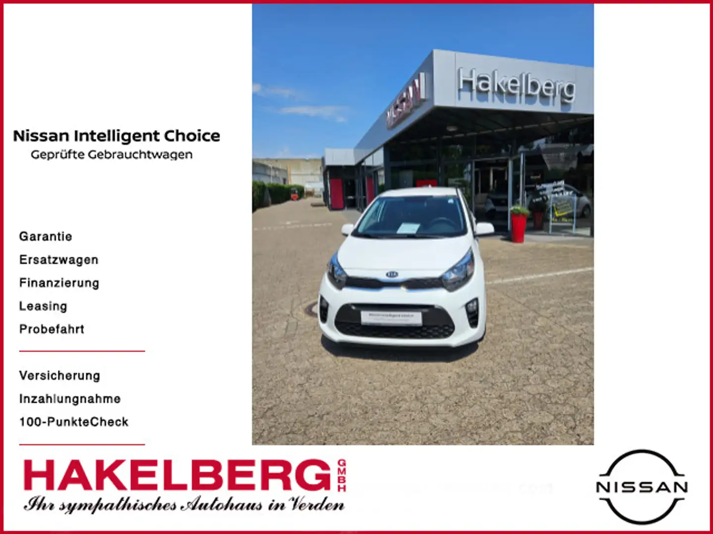 Kia Picanto 1.2 Dream Team  Navi, SHZ,Rückfahrkamera Blanc - 1