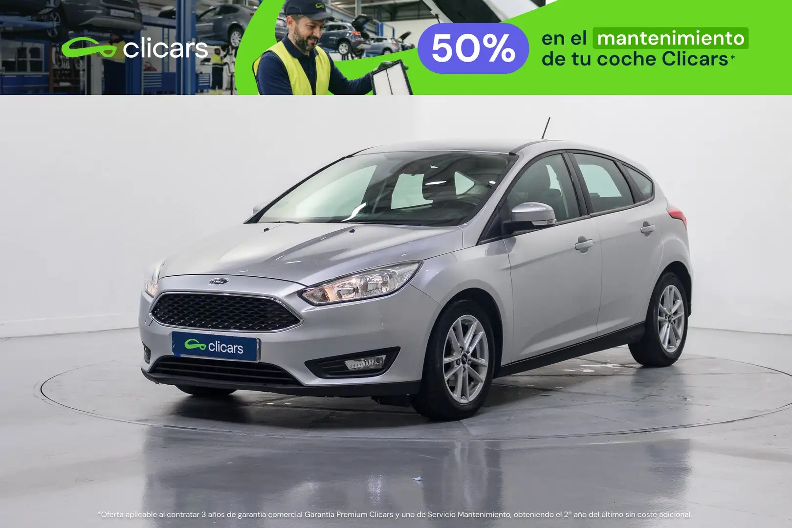 Ford Focus 1.0 Ecoboost Auto-S&S Trend+ 125 Plateado - 1