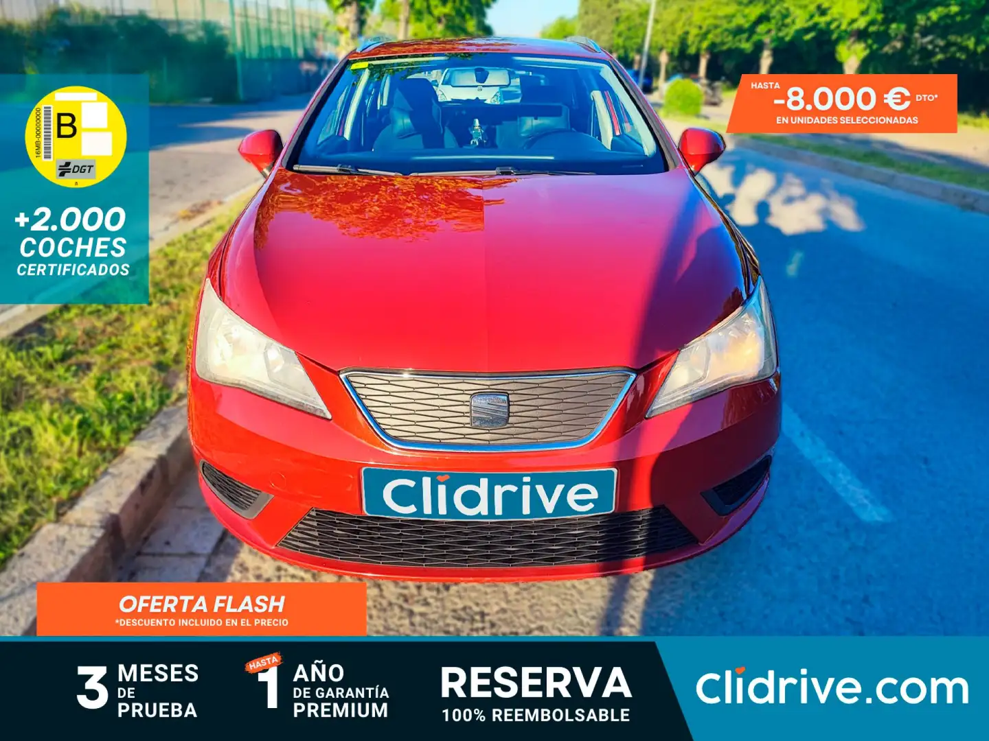 SEAT Ibiza ST 1.2TDI CR Reference Rojo - 1
