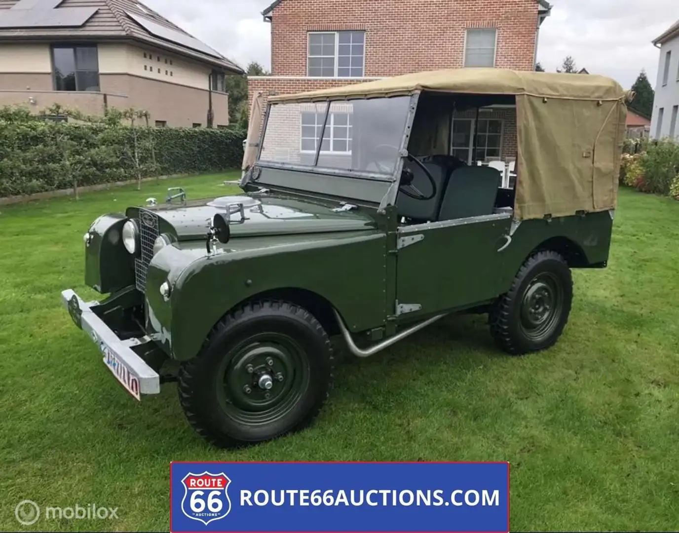 Land Rover Series 1 Cabriolet 1952 | Route 66 auctions Groen - 1