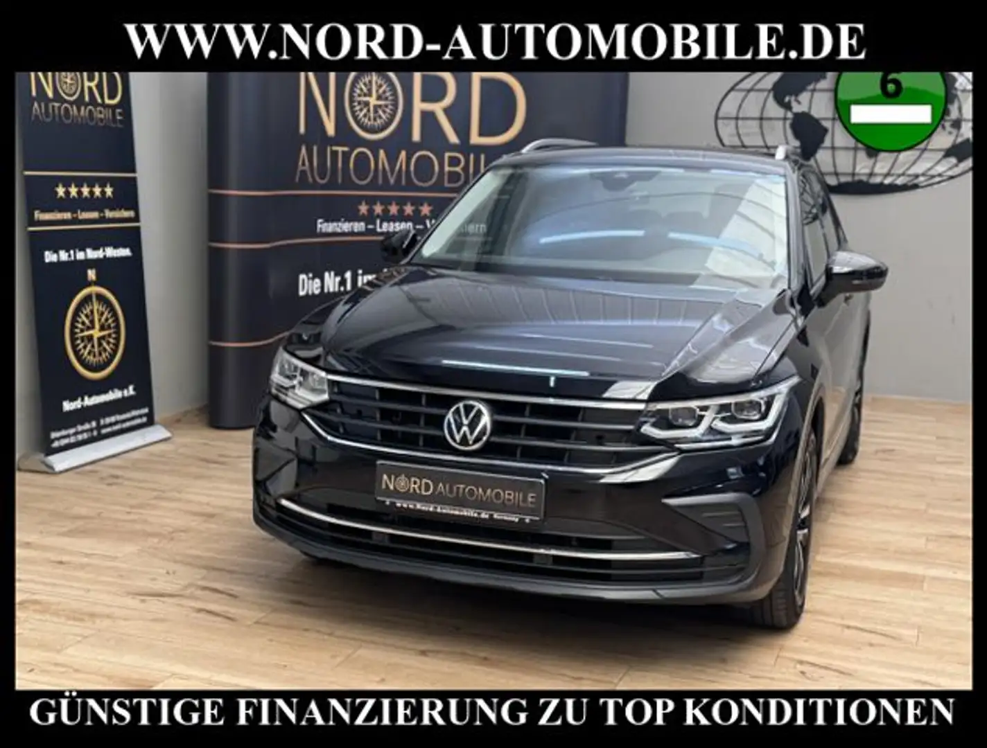 Volkswagen Tiguan UNITED 2.0 TDI DSG Navi/LED/Virt.Cockpit United Schwarz - 1