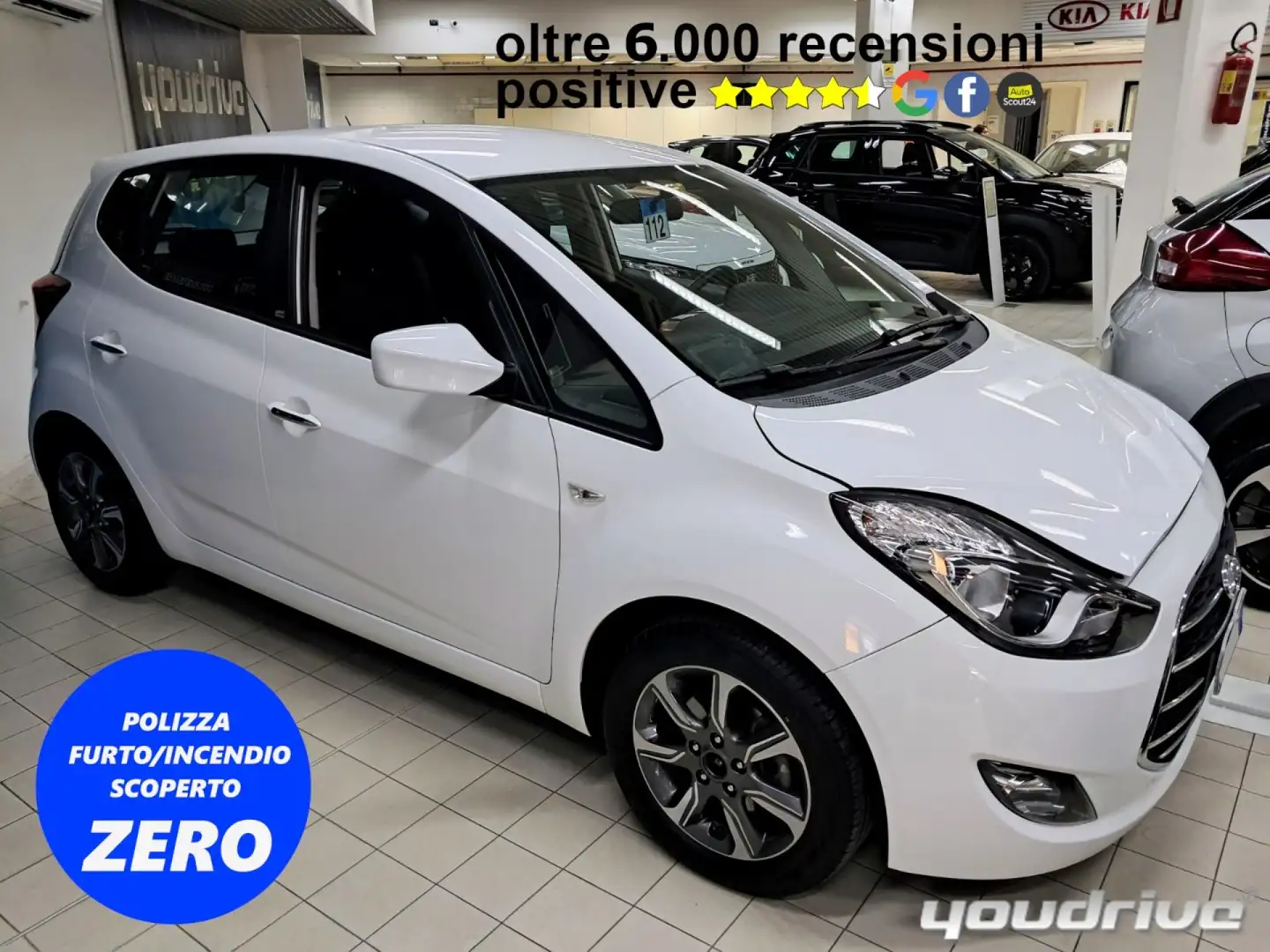 Hyundai iX20 1.6 MPI GPL CASA APP MODE KM 32.500 Weiß - 1