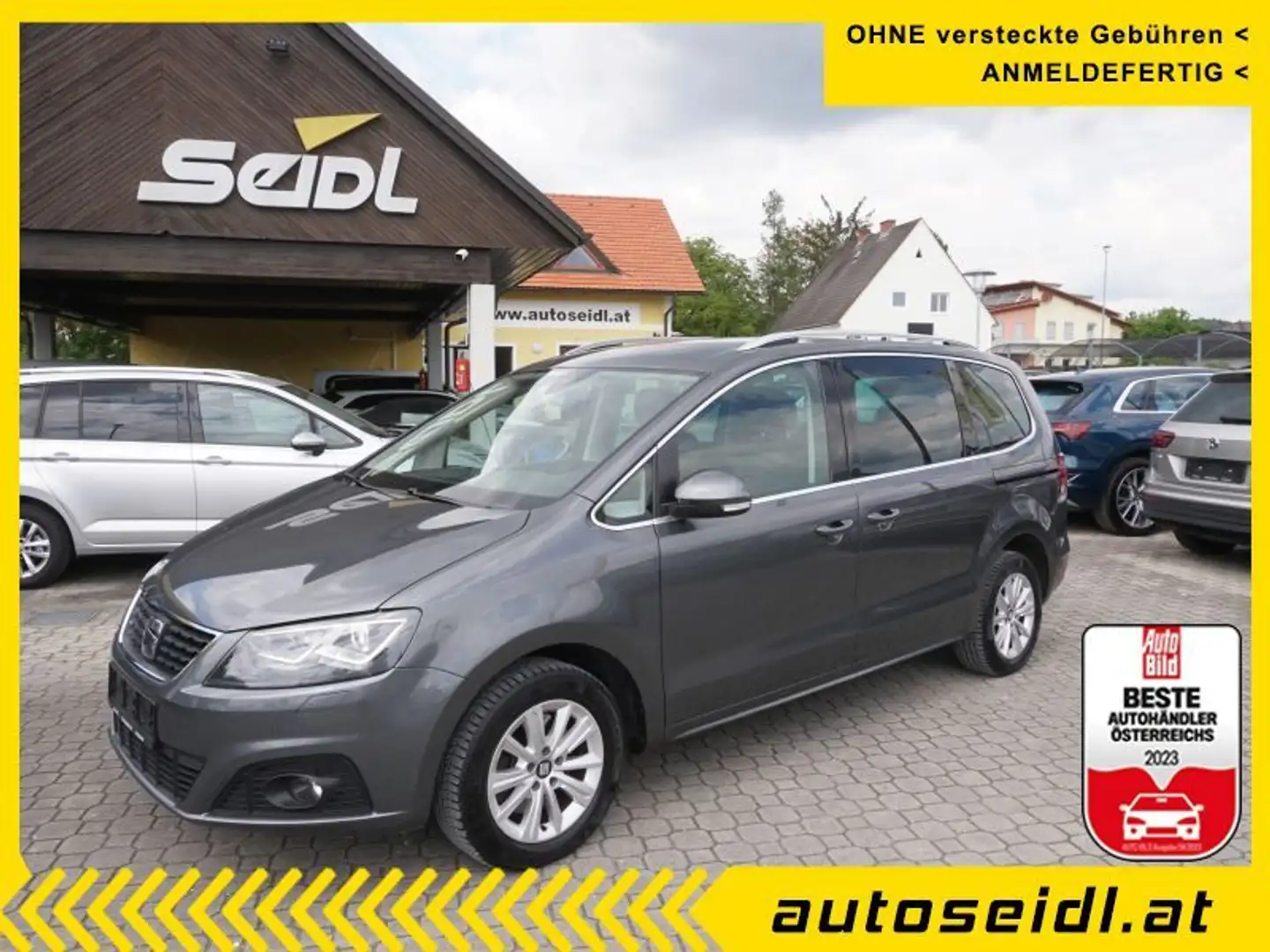 SEAT Alhambra Executive 2,0 TDI 4WD *7-SITZE+AHV+NAVI* Šedá - 1