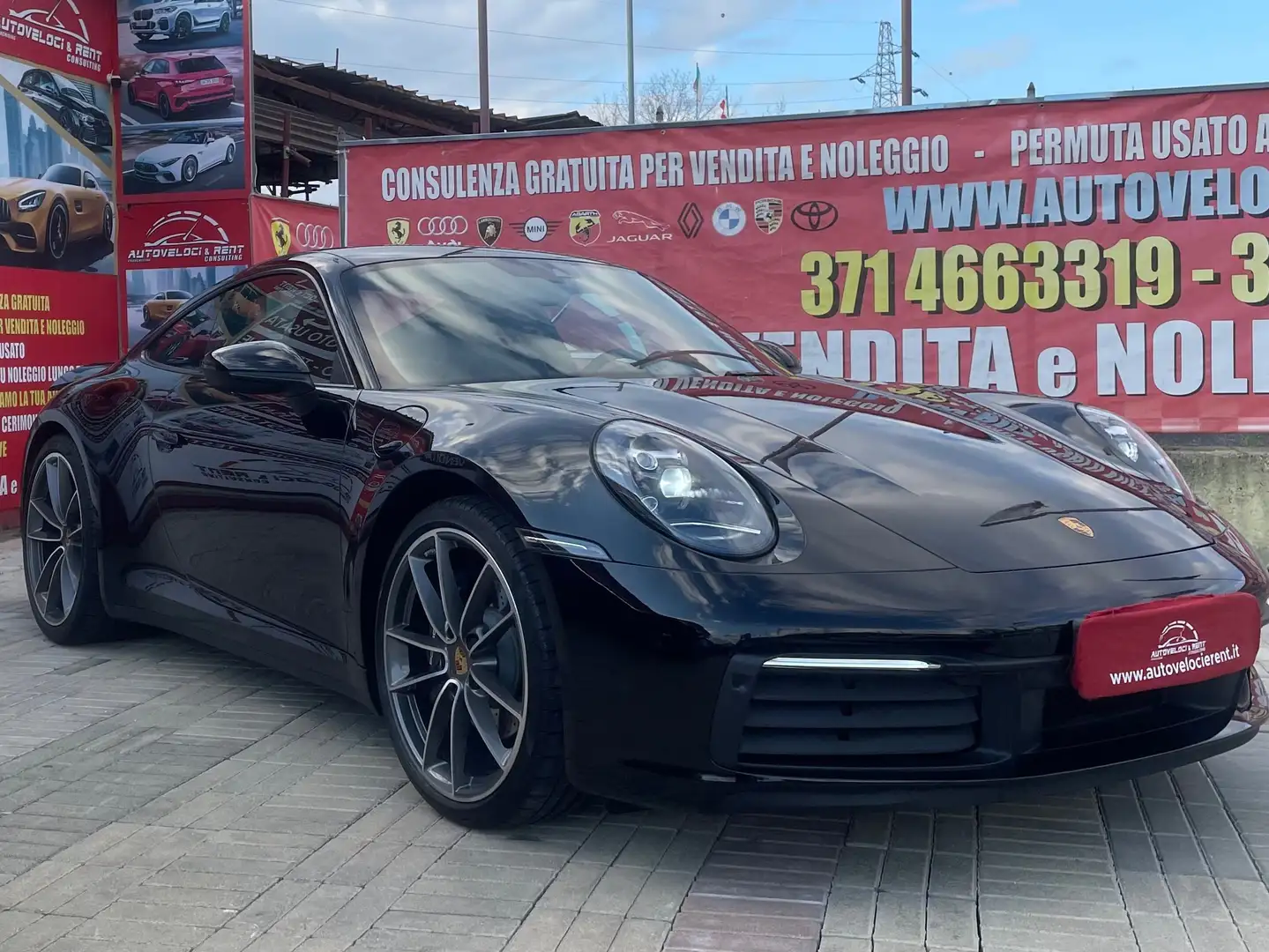 Porsche 911 911 Coupe 3.0 Carrera auto Nero - 1