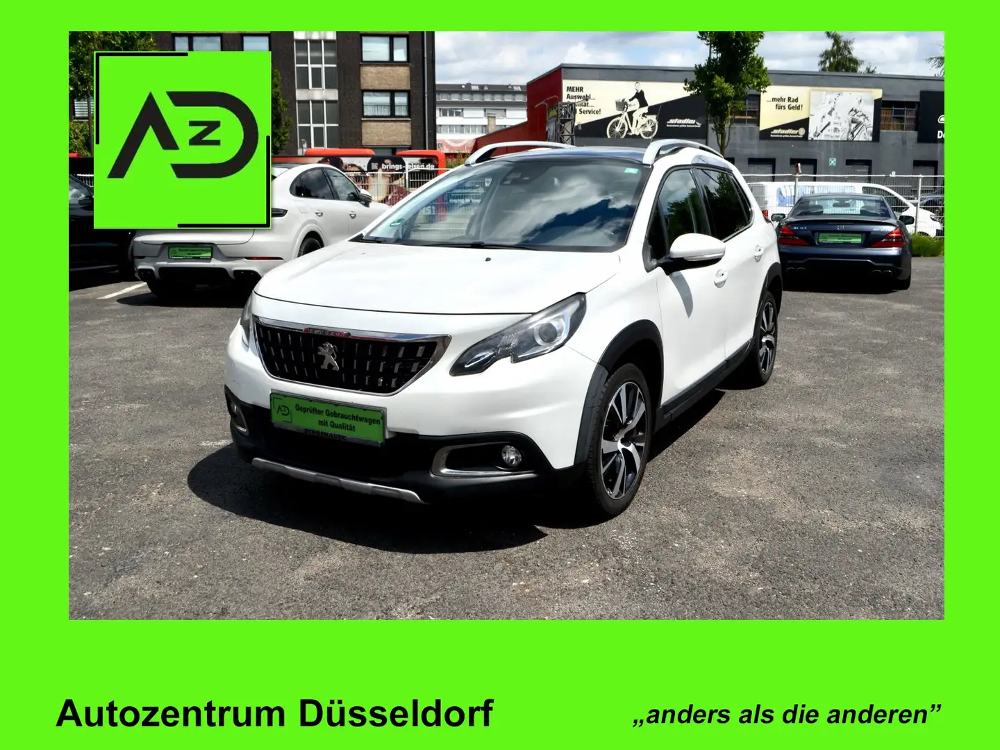Peugeot 2008 *VOLL-LEDER-SITZE*PANORAMADACH*SITZHEIZUNG* Weiß - 1
