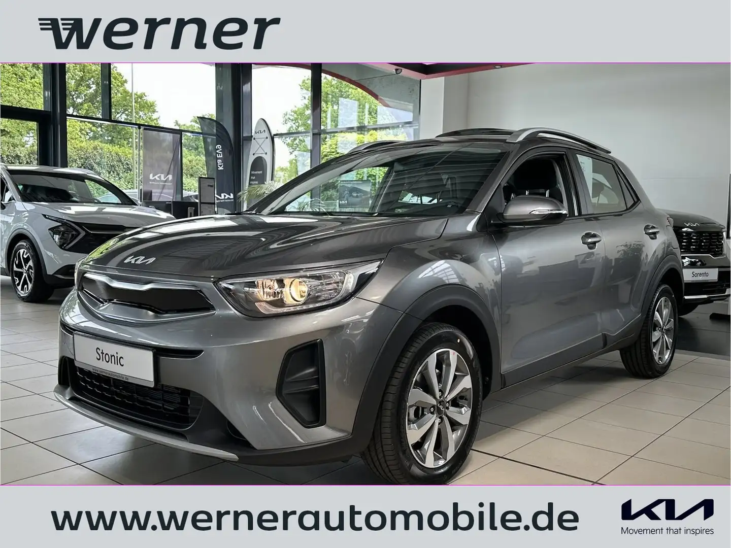 Kia Stonic 1.0 T-GDI Vision DCT Navigation Grau - 1