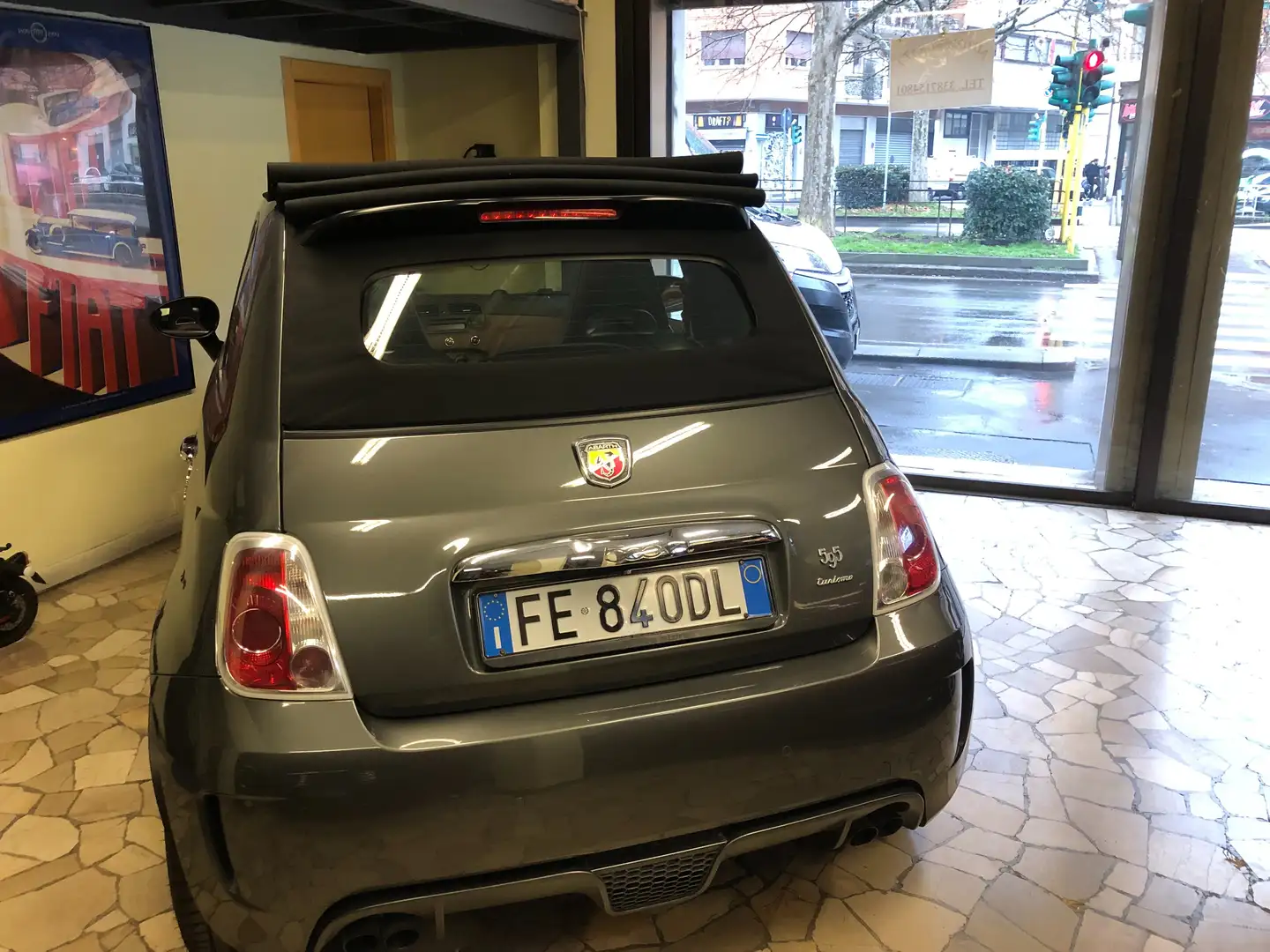 Abarth 595 500/595 1.4 16v t. t-jet turismo 160cv CABRIO Gri - 2