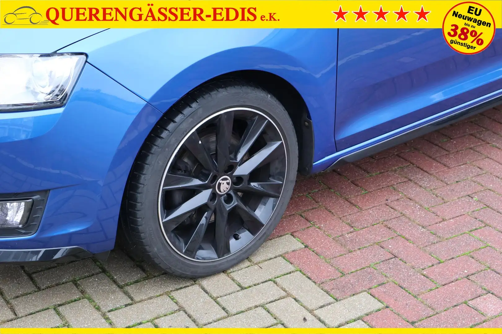 Skoda Rapid/Spaceback 1.4TSI "MC" 92 kW (125 PS), Automatik, Frontant... Azul - 2