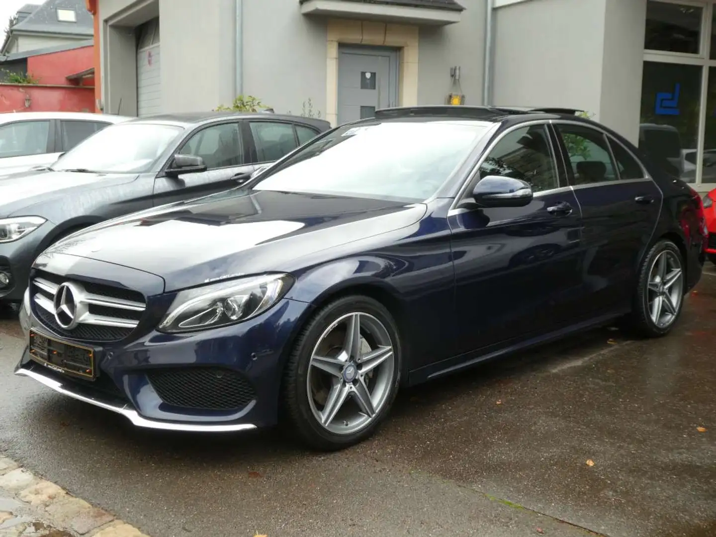 Mercedes-Benz C 200 d AMG Line Sport Blauw - 1