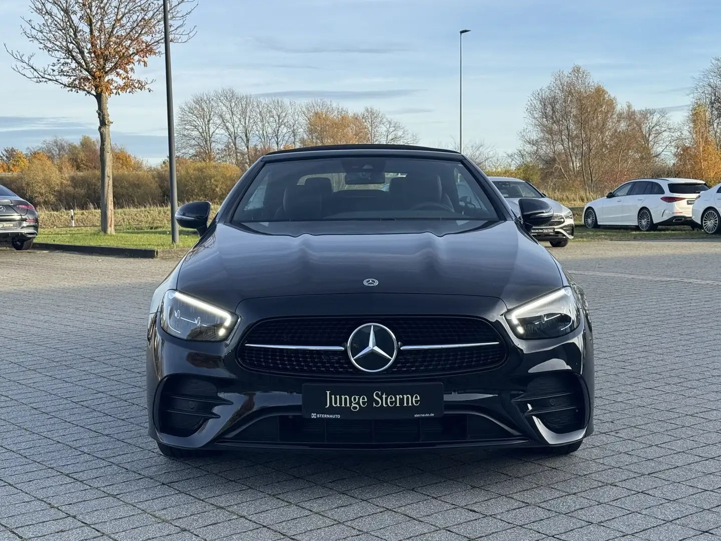 Mercedes-Benz E 300 E 300 d 4M Cabriolet Komfort Night Edition Totwinkel Noir - 2