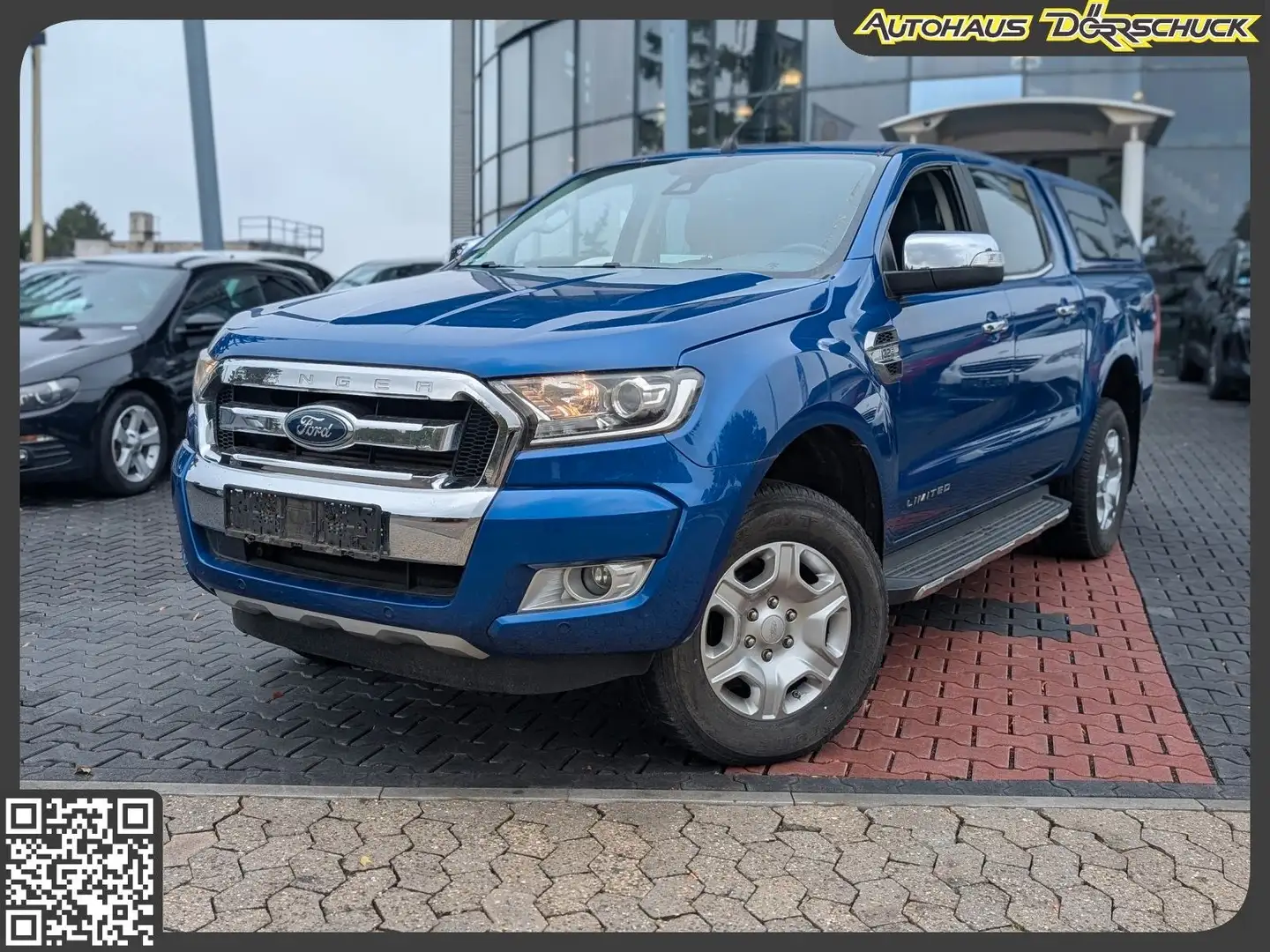 Ford Ranger Limited DoKa 4x4 1 Hand. RFK.Standheizung Bleu - 1